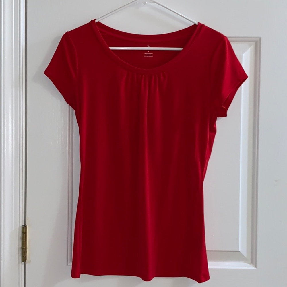 red women’s blouse